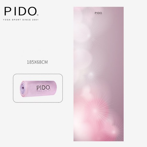 PIDO 요가 타월 필터 제한/코너 슬립/185x68cm, 새벽 [각도 미끄럼 방지/185x68cm]]