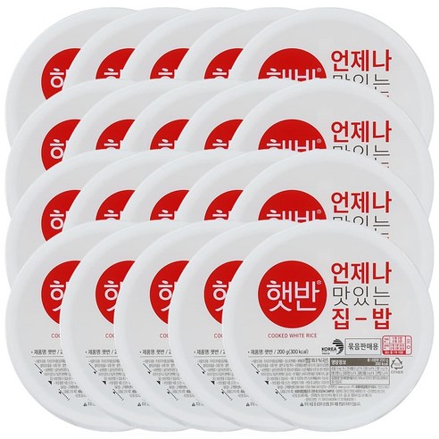 햇반 백미밥, 200g, 20개  Best 5