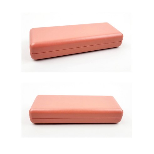 제너핏 핸드메이드 슬림 사각 가죽 안경케이스