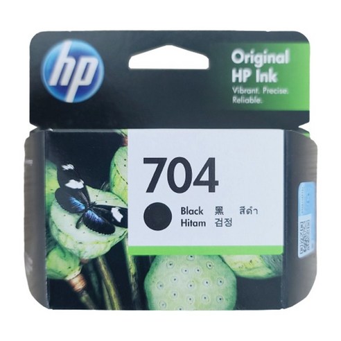 HP HP 704 정품 프린터 잉크, 검정, HP NO.704, 1개