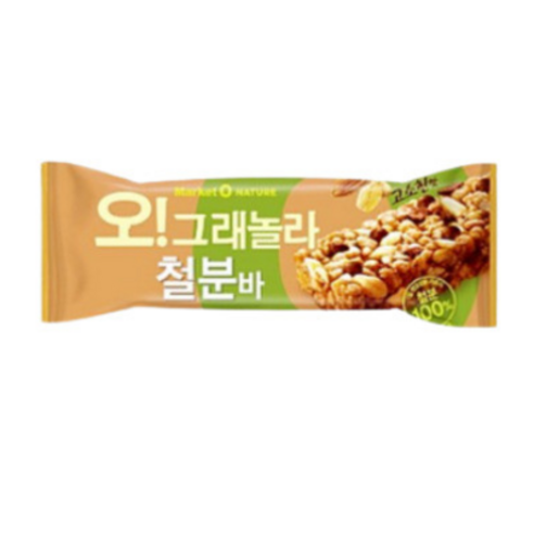 오리온 오 그래놀라 철분바 35g x 6개