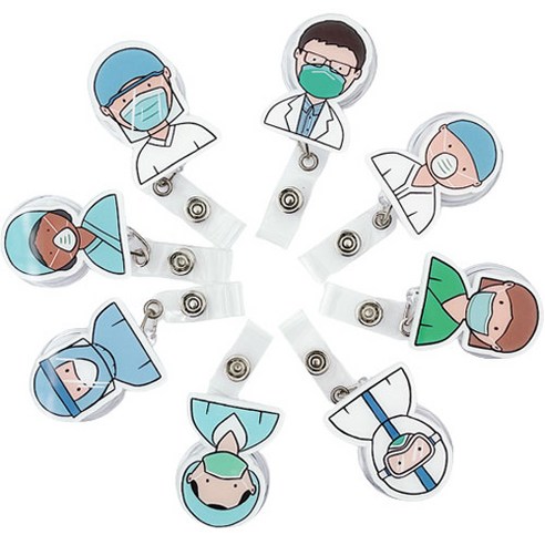 리빙준 간호사 릴홀더, 혼합색상 X 1세트