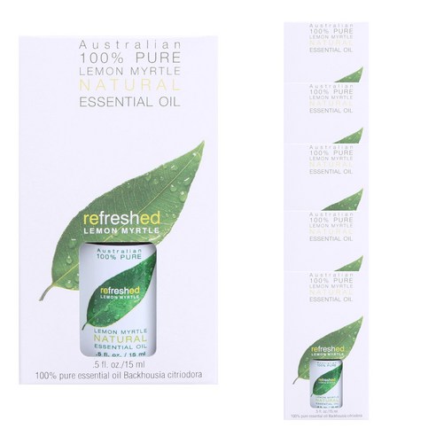 티트리테라피 리프레쉬드 레몬 머틀 내추럴 에센셜 오일, 15ml, 6개