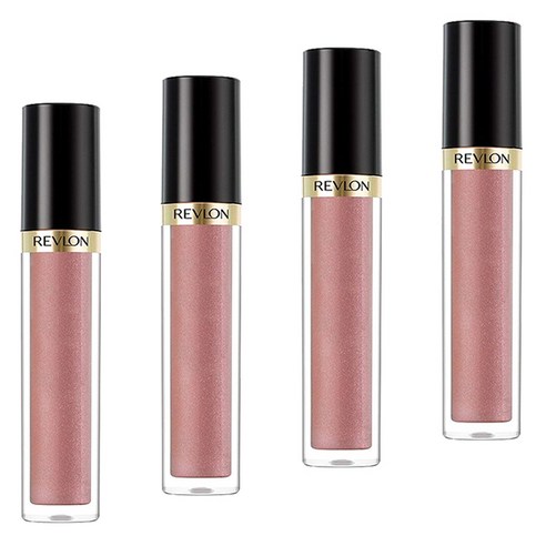 레브론 수퍼 러스트러스 립 글로스 3.8ml, Rosy Future, 4개