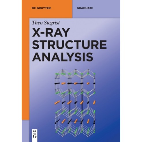 (영문도서) X-Ray Structure Analysis Paperback, de Gruyter