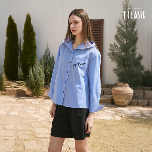 시간을 초월하는 우아함, 프리마클라쎄 로고 프린트 셔츠 프리마클라쎄캐리어