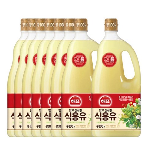<올따옴> 사조해표 식용유 1.8L 8입, 1개