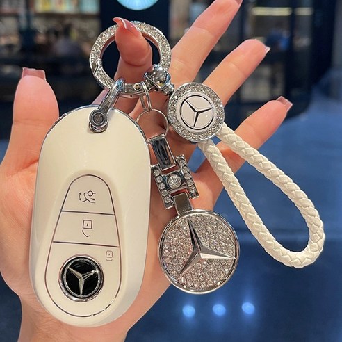 메르세데스 벤츠 키케이스 E클래스 C클래스 e300l c260l c200l a200l glc300l, 화이트, 1개, C형