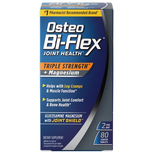 Osteo Bi-Flex 트리플 마그네슘 글루코사민 80정, 1개