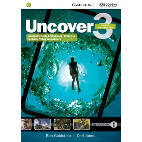 (영문도서) Uncover Level 3 Combo a with Online Workbook and Online Practice Paperback, Cambridge Discovery Education, English, 9781107515086
