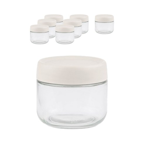 인블룸 다용도 유리 보관용기 280ml 8개
