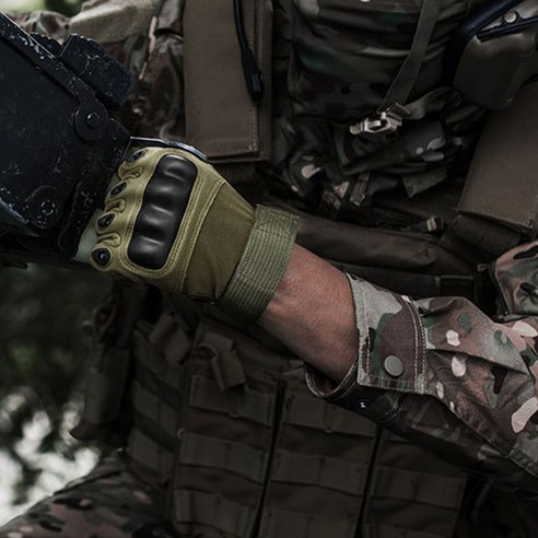 택티컬 전술 장갑 등산 군용 반장갑(9307EA), 롱장갑 베이지