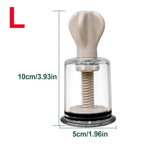 수동 회전 부항 바디 마사지 캔 흡입 인핸서 안티 셀룰라이트 빨판 가정용 부항 장치, 02 02 L Size