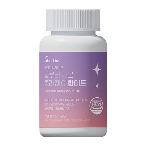 아이디얼라이프 글루타치온 콜라겐C 화이트, 1개, 120정