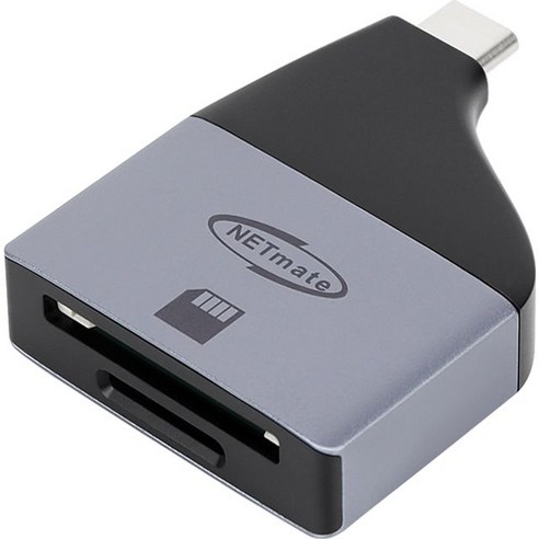 멀티카드리더기 (Netmate) USB C타입 SD+Micro SD 카드리더기 카드리더기어댑터 외장카드리더기, 본 상품