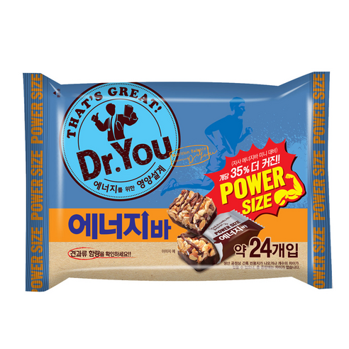 닥터유 에너지바 파워사이즈, 337g, 1개