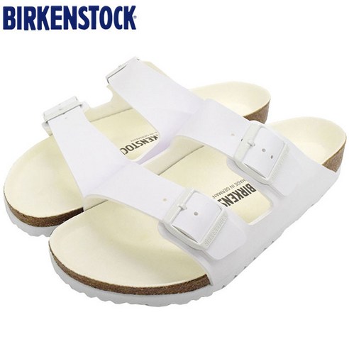 버켄스탁 포인트 비르켄슈톡 BIRKENSTOCK 샌들 남성 남성용 애리조나 빌 코플로우 화이트