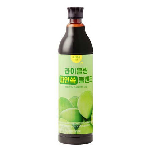 라이블링 파인쏙 매실맛 클렌즈 파인애플식초 대용량