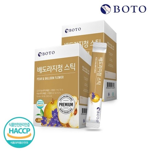 보뚜 국내산 배도라지청 스틱 30포x1박스 /HACCP인증, 1개, 300ml