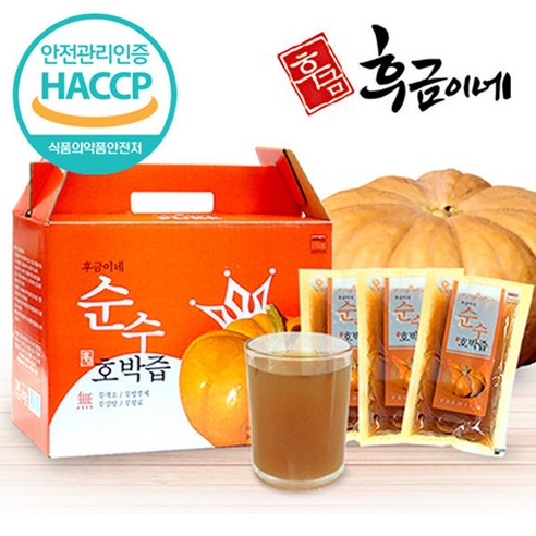 후금이네 늙은호박만을 넣은 순수호박즙 무첨가물 무과당, 1개, 3.3L