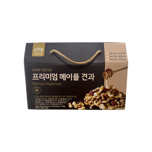 오하루 자연가득 프리미엄 메이플 견과 21g x 24개입