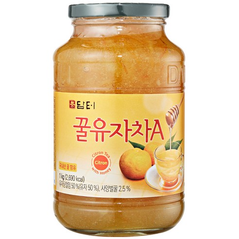 담터 꿀 유자차 A 1kg, 1개입, 1개
식품 담터 꿀 유자차 A 1kg, 1개입, 1개
식품