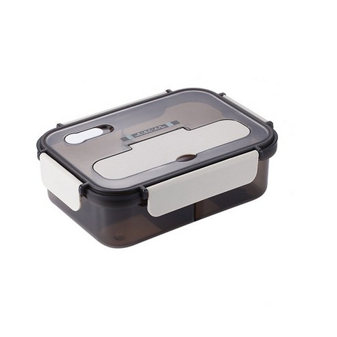 Lunch Box Kitchen Work Student Outdoor Activities Travel Microwave Heating Food Container Plastic Be, Beige_3