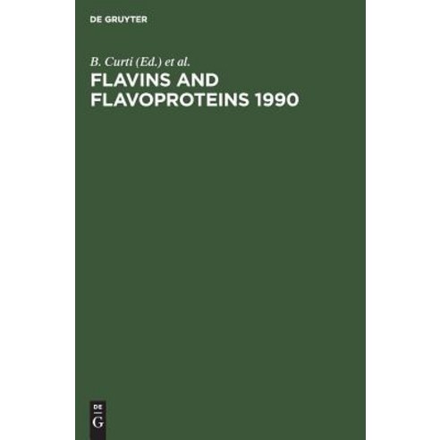 (영문도서) Flavins and Flavoproteins 1990 Hardcover, de Gruyter, English, 9783110123739