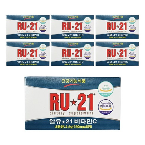 알유 21 비타민C, 6정, 7개