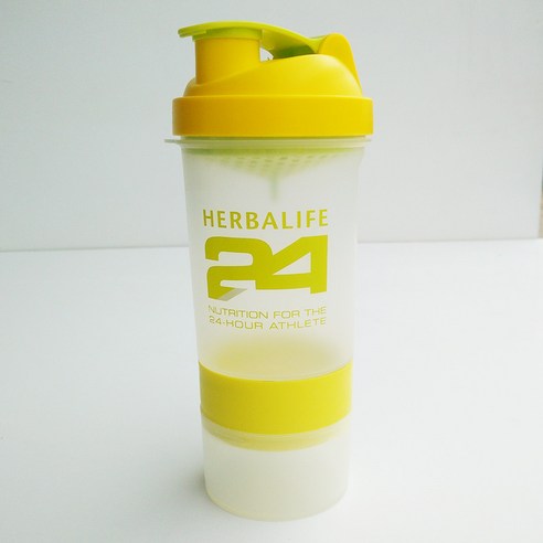 [XIG] 1000ml Herbalife 영양 스포츠 하이킹 물병 피트니스 밀짚 식품 등급 플라스틱 물병, orange 500ml