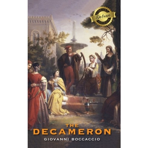The Decameron (Deluxe Library Binding) (Annotated) Hardcover, Engage Classics, English, 9781774379950