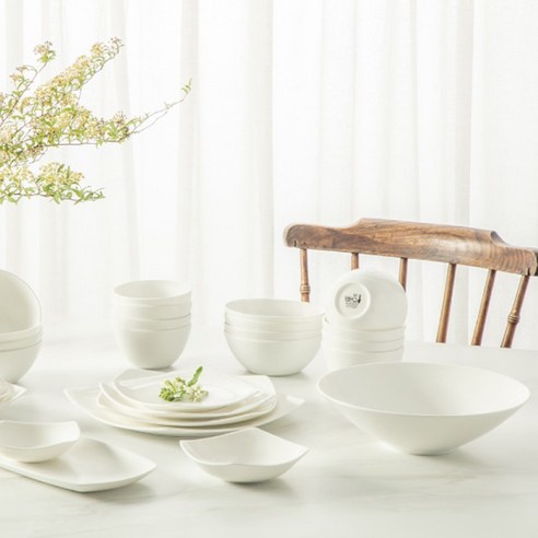 달빛처럼 은은한 아름다움, 한국도자기 더셰프 화이트 문 공기