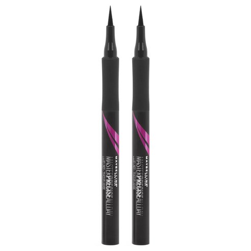 메이블린 마스터 프리사이즈 올데이 리퀴드 라이너 1.0ml, 2개, 110 Black