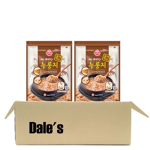 오뚜기 구수한 끓여먹는 누룽지, 900g, 2개