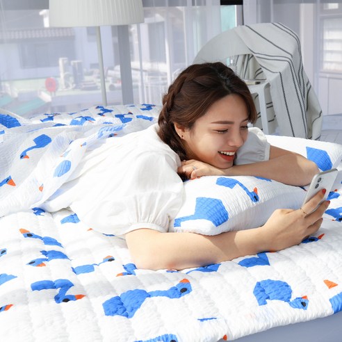 슬리안 시원한 쿨 냉감 시어서커 여름 차렵이불