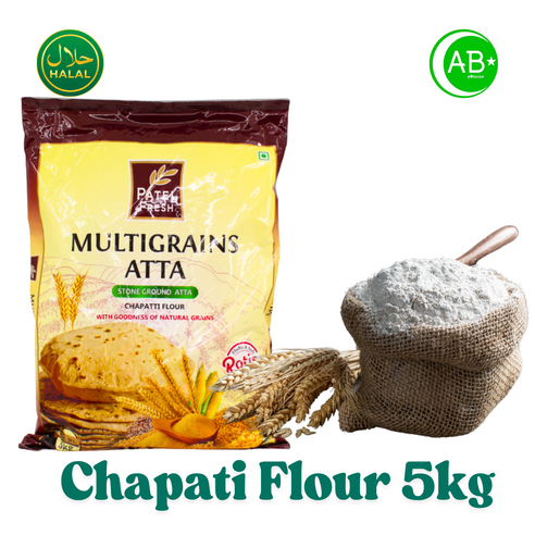 Patel Multigrain Atta Direct Import Premium Chapatti Flour 파텔 멀티그레인 아타 (프리미엄 짜파티용 밀가루)