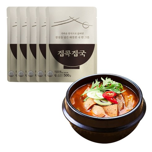 집콕집국 부대찌개 500g, 5개 댓글부대책 Best Top5