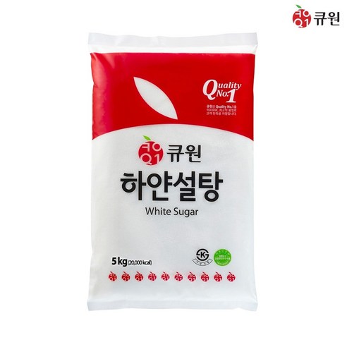 큐원 하얀설탕 5kg, 1개