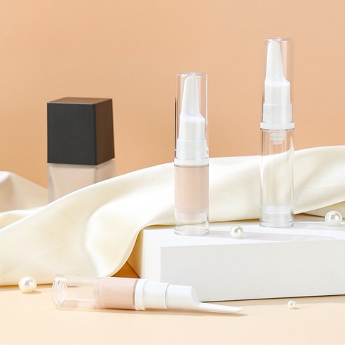 이그노티 여행용 화장품 공병 크림 용기 세트, 5ml+10ml+15ml, 5개