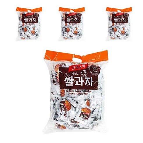 크리스피 허니눈꽃 쌀과자, 920g, 4개