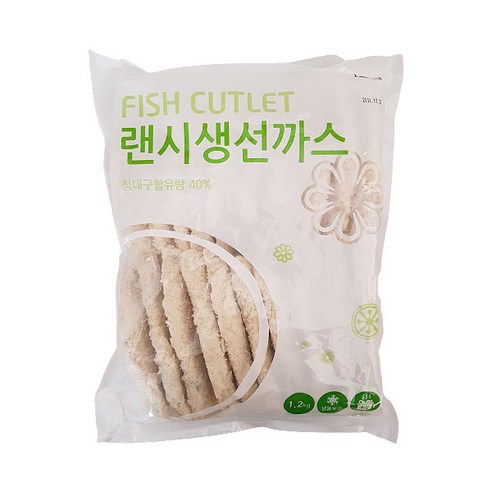 랜시 생선까스1.2kg, 1개, 1.2kg 아기새우까스 랜시 생선까스1.2kg, 1개, 1.2kg 아기새우까스