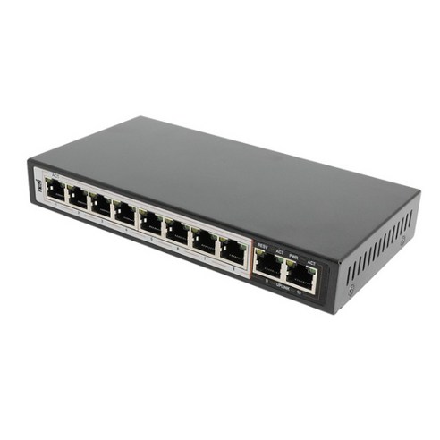 리버네트워크 NEXI(넥시) NX-POE-1010G NX1007 스위칭허브 (10포트 1000Mbps POE)