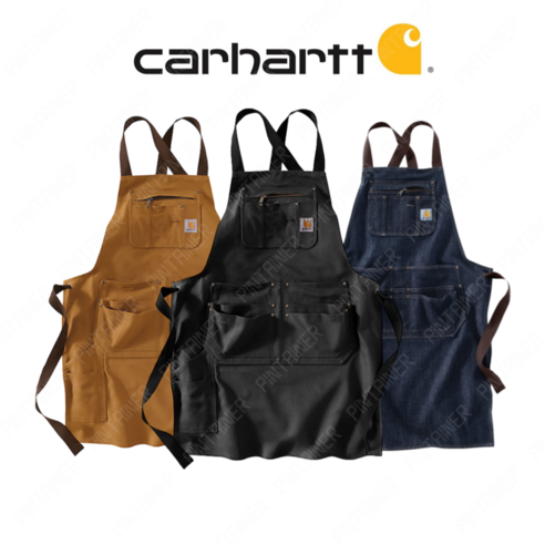 칼하트wip  칼하트 앞치마 블랙 브라운 CARHARTT APRON, 브라운(103439), 1개