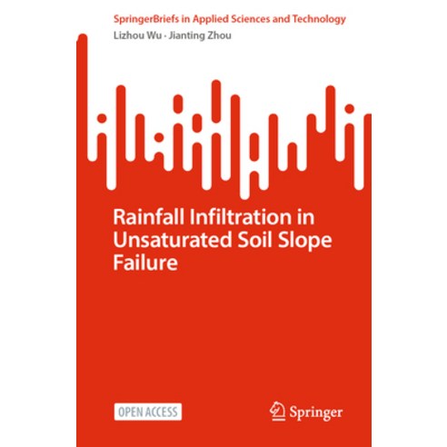(영문도서) Rainfall Infiltration in Unsaturated Soil Slope Failure Paperback, Springer, English, 9789811997365