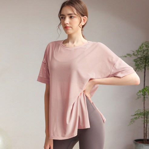 필라테스커버업 시스루 요가 커버업 티셔츠 메쉬 망사 커버업 상의