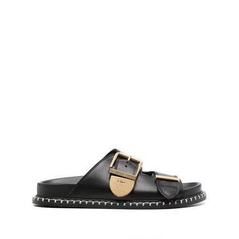 겨울에도 포기 못하는 스타일, 끌로에 레베카 가죽 슬라이더 샌들이 답이다! 끌로에슬