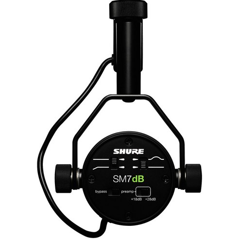 SHURE SM7 dB 슈어 다이나믹 마이크는 팟캐스트, 녹음용, 인터넷방송, 유튜브에서 높은 평가를 받고 있습니다.