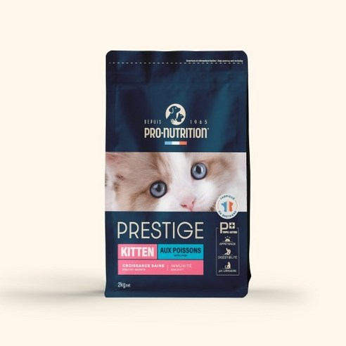 프레스티지 캣 키튼 2kg 고양이 최상급 프랑스 수입 건식 사료, 몬스터쿠팡 본상품선택