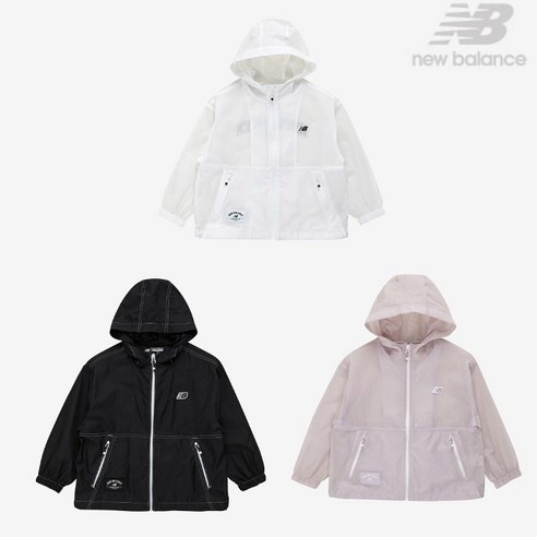 뉴발란스 NEW BALANCE 키즈 632779 아동 스티치 포인트 홑겹 바람막이 NK9AE2101U