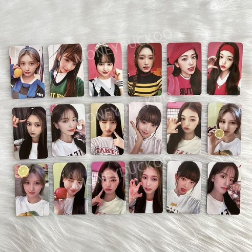 아이브 포카 얼빡 아이엠 키치 위드뮤 폴라로이드 포토 카드 굿즈, E세트(18장)